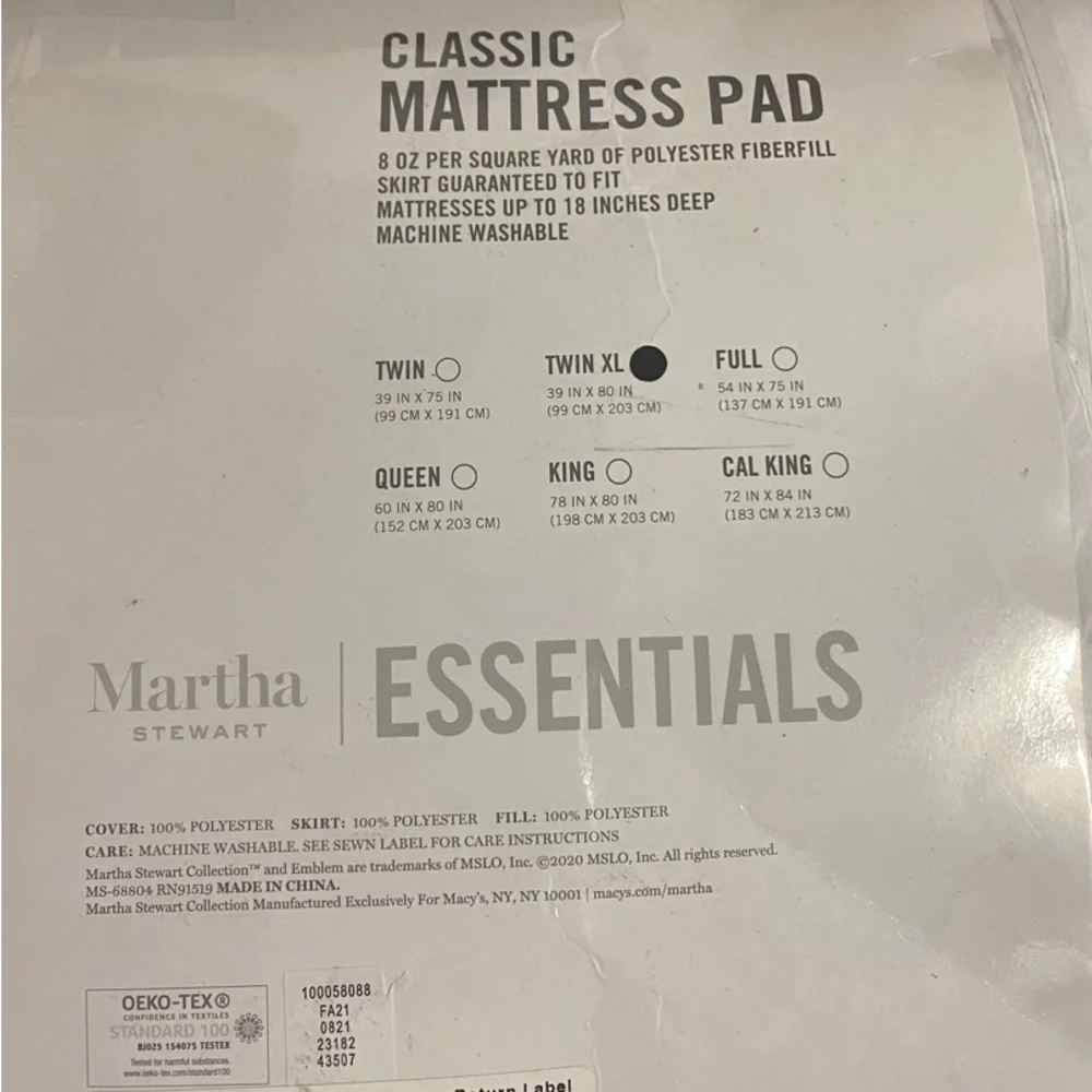 Martha Stewart description protect